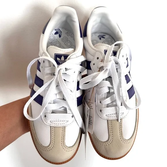 Adidas Samba OG White and Purple with Gum Sole size 5 NWT is available for  purchase on au PAY Market - Imported Goods Online Store Co.Ltd. | au PAY  Market - Online Shopping Site